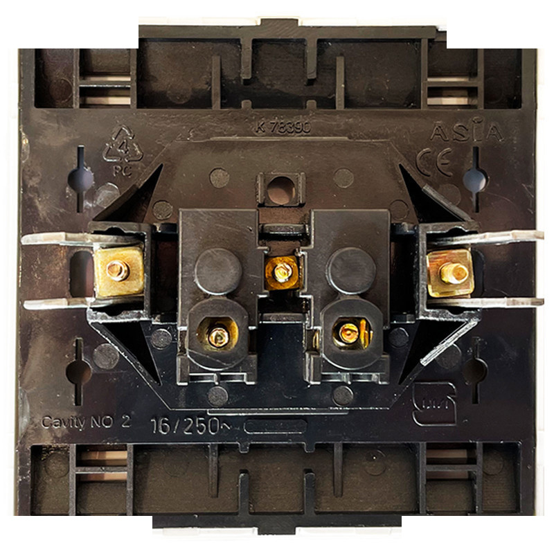 پریز برق ساده صنایع آسیا الکتریک مدل کریستال