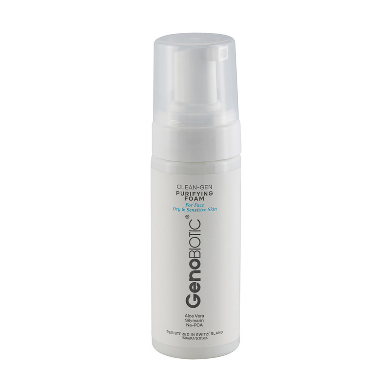 فوم شستشوی صورت ژنوبایوتیک مدل CLEAN GEN مناسب پوست خشک و حساس حجم 150 میلی لیتر فوم شستشوی صورت ژنوبایوتیک مدل CLEAN GEN مناسب پوست خشک و حساس حجم 150 میلی لیتر