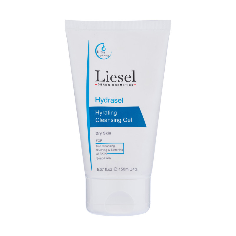 ژل شستشو صورت لایسل مدل Hydrasel مناسب پوستهای خشک حجم 150 میلی لیتر ژل شستشو صورت لایسل مدل Hydrasel مناسب پوستهای خشک حجم 150 میلی لیتر