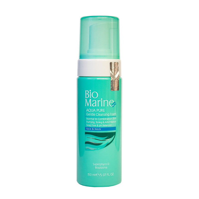 فوم شستوشوی صورت بایومارین مدل AQUA PURE حجم 150 میلیلیتر فوم شستوشوی صورت بایومارین مدل AQUA PURE حجم 150 میلیلیتر