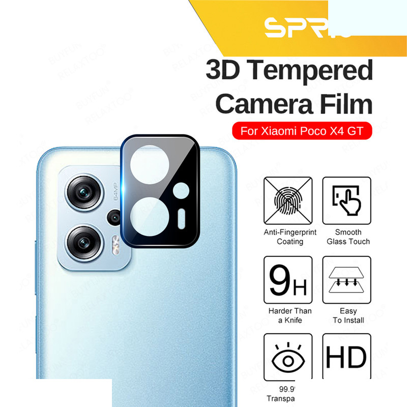 محافظ لنز دوربین اسپریگ مدل 3D-SP مناسب برای گوشی موبایل شیائومی POCO X4 GT 5G محافظ لنز دوربین اسپریگ مدل 3D-SP مناسب برای گوشی موبایل شیائومی POCO X4 GT 5G