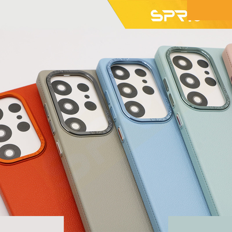 کاور اسپریگ مدل Leather Skin مناسب برای گوشی موبایل سامسونگ Galaxy S25 Ultra کاور اسپریگ مدل Leather Skin مناسب برای گوشی موبایل سامسونگ Galaxy S25 Ultra