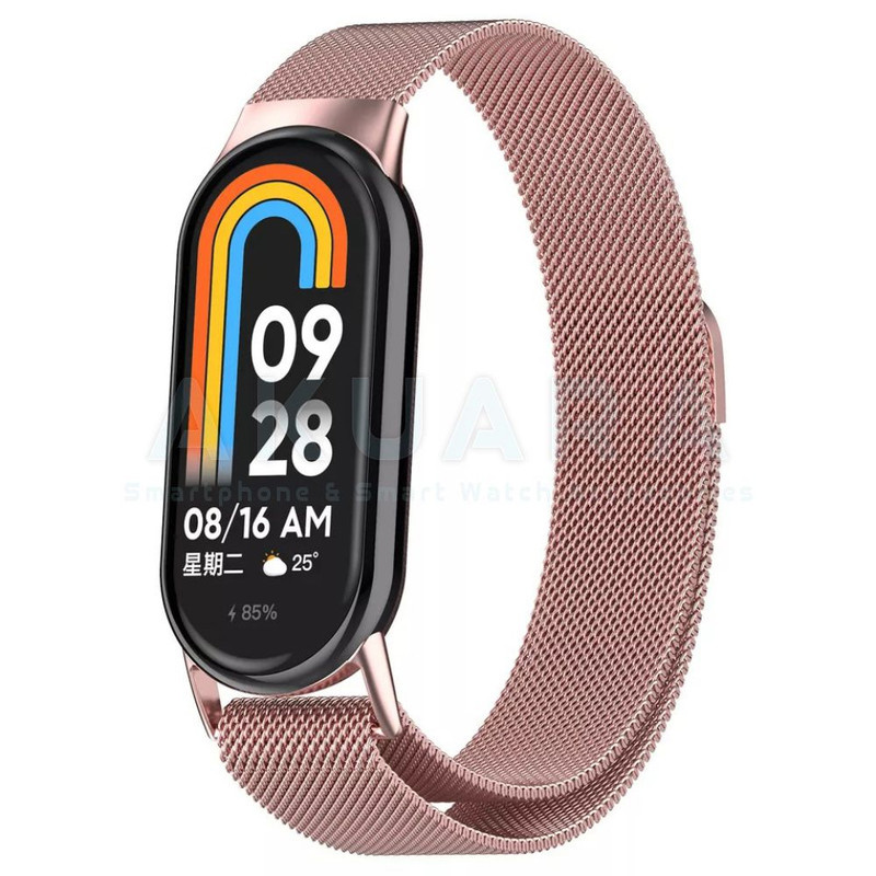 بند آکوآرا مدل Milanese مناسب برای ساعت هوشمند شیائومی Mi Band 8 / 9 بند آکوآرا مدل Milanese مناسب برای ساعت هوشمند شیائومی Mi Band 8 / 9