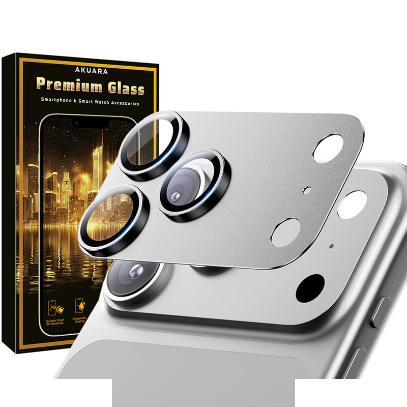 محافظ لنز دوربین فلزی آکوآرا مدل All-Round Premium Protection مناسب برای گوشی موبایل اپل iPhone 17 Pro محافظ لنز دوربین فلزی آکوآرا مدل All-Round Premium Protection مناسب برای گوشی موبایل اپل iPhone 17 Pro