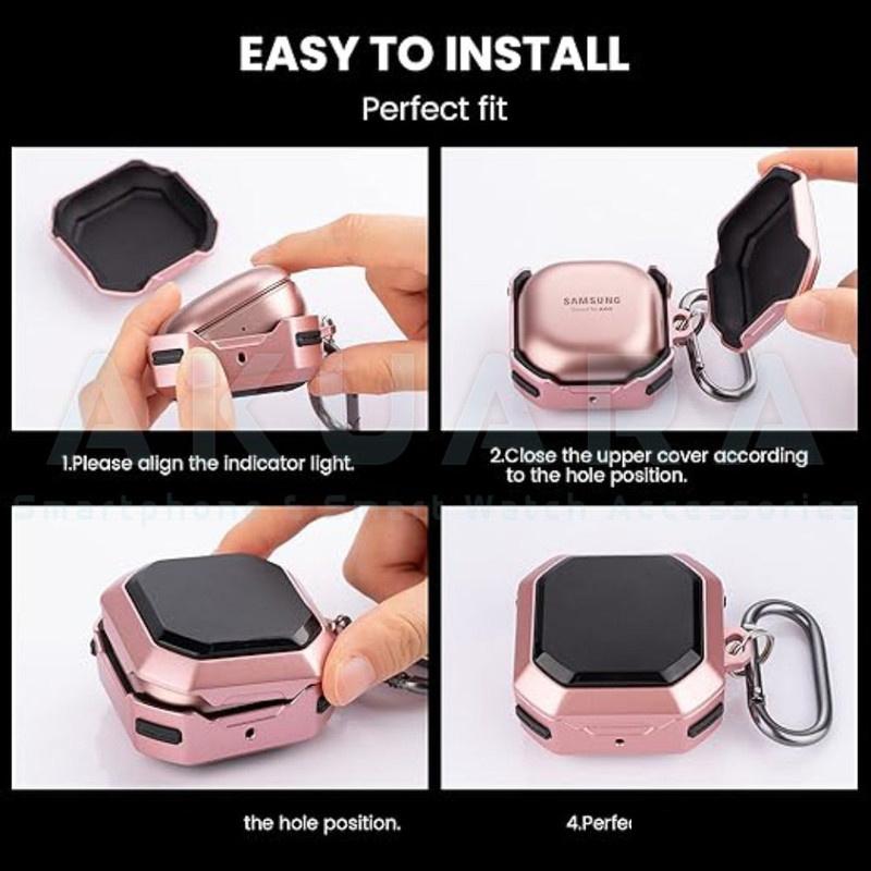کاور آکوآرا مدل Eggshell مناسب برای کیس هدفون بی سیم سامسونگ Galaxy buds pro کاور آکوآرا مدل Eggshell مناسب برای کیس هدفون بی سیم سامسونگ Galaxy buds pro