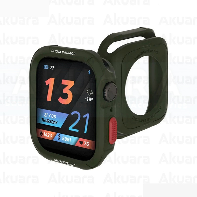 بند آکوآرا مدل Ocean BBuckle Rugged مناسب برای اپل واچ 44 میلی متری سری 4/5/6/SE/SE2/SE3 به همراه کاور بند آکوآرا مدل Ocean BBuckle Rugged مناسب برای اپل واچ 44 میلی متری سری 4/5/6/SE/SE2/SE3 به همراه کاور