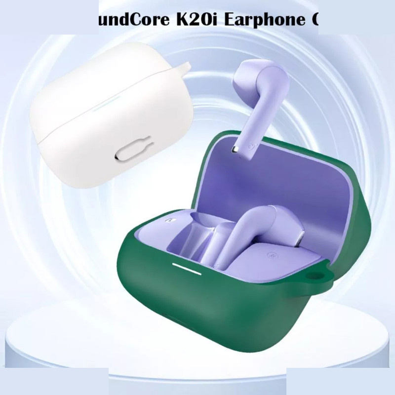 کاور آکوآرا مدل Silicone مناسب برای کیس هدفون بیسیم انکر Soundcore K20i کاور آکوآرا مدل Silicone مناسب برای کیس هدفون بیسیم انکر Soundcore K20i