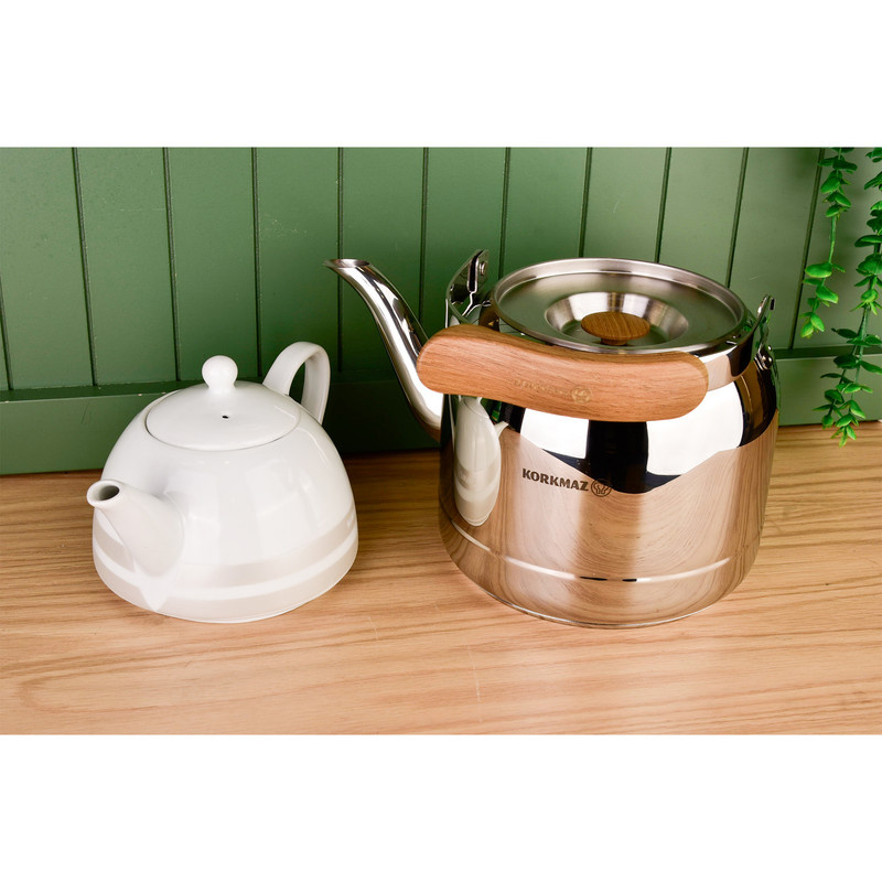 کتری و قوری کرکماز طرح Foresta کد 217 گنجایش کتری 3.5 لیتر گنجایش قوری 1 لیتر