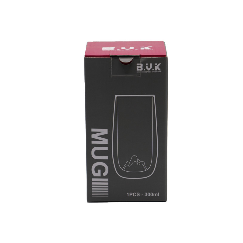 لیوان دو جداره بی وی کی 300 کد 315010