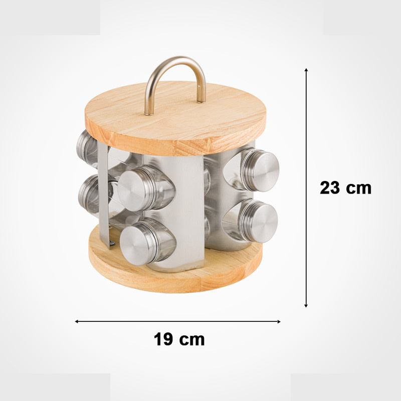 جای ادویه 9 پارچه لیمون کد DH2346
