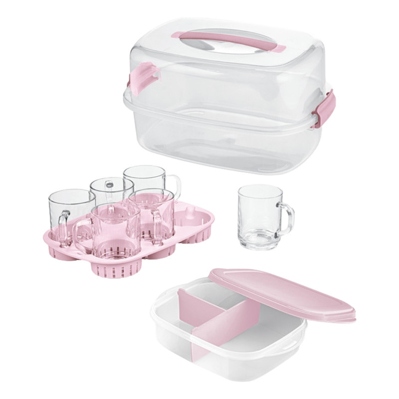 سبد پیک نیک لیمون مدل چای خوری کد FIDOKA-2440