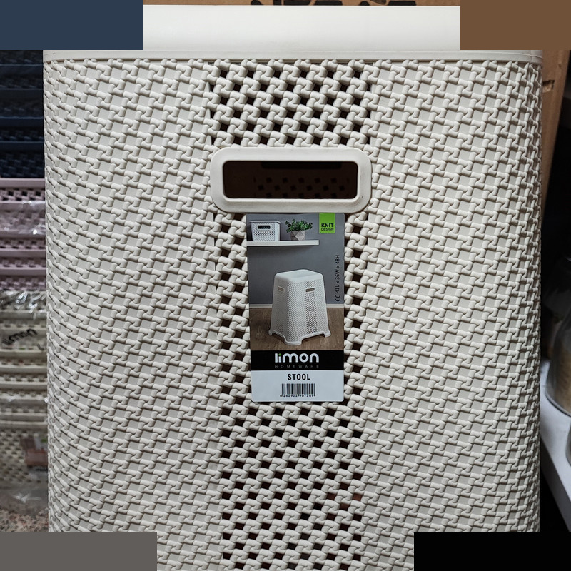 چهارپایه حمام لیمون طرح بافت کد 2143