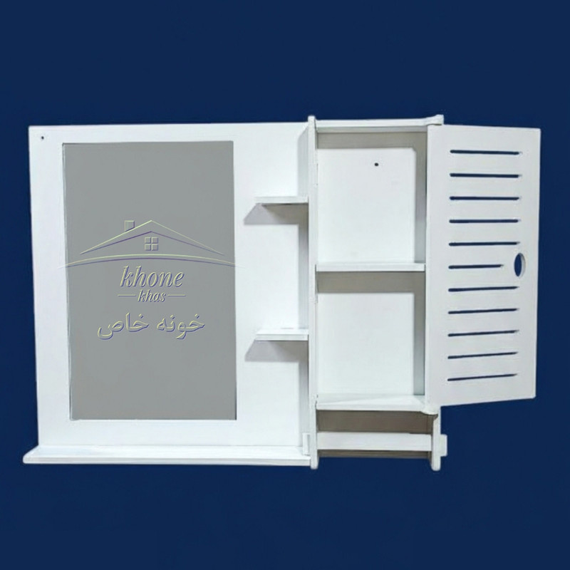 ست آینه و باکس سرویس بهداشتی خونه خاص مدل خطی کد 5646
