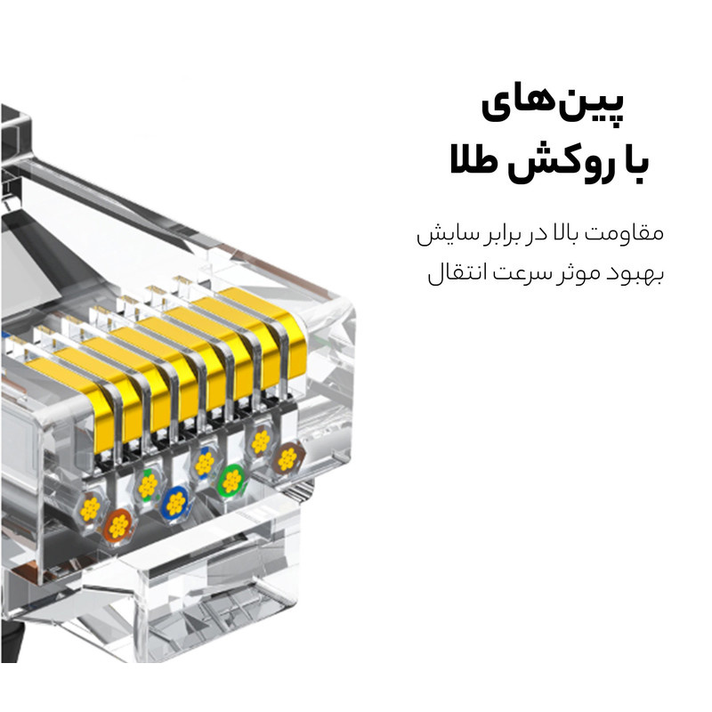 پچ کورد Cat6 یوگرین مدل NW102 Flat