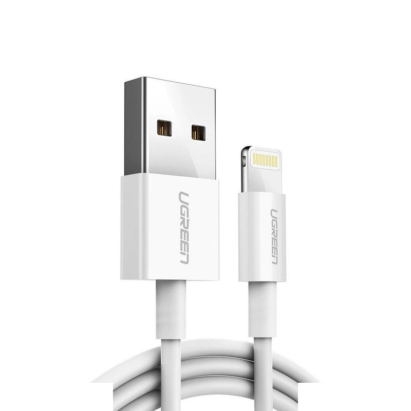 کابل تبدیل USB به لایتنینگ یوگرین مدل US155 طول 2 متر کابل تبدیل USB به لایتنینگ یوگرین مدل US155 طول 2 متر