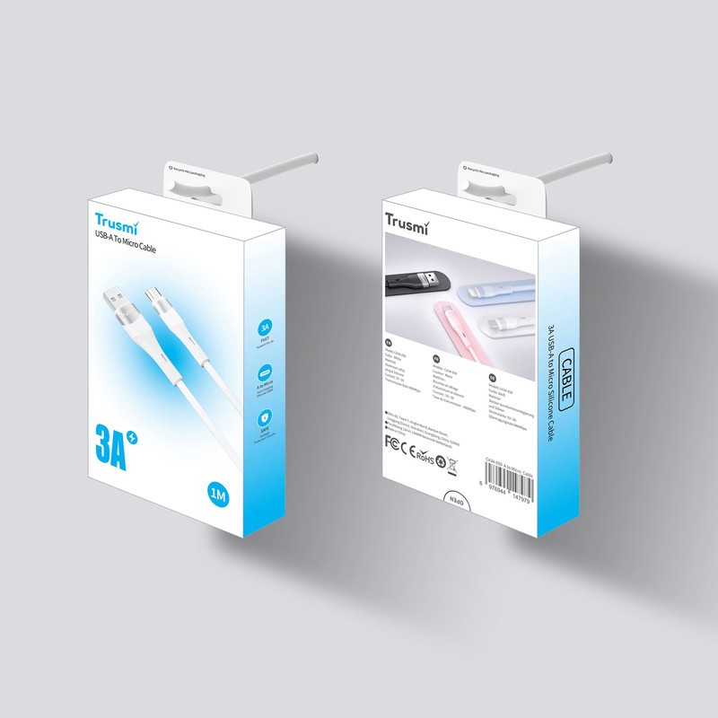 کابل تبدیل MICROUSB به USB تراسمی مدل CA34-059 طول 1 متر کابل تبدیل MICROUSB به USB تراسمی مدل CA34-059 طول 1 متر