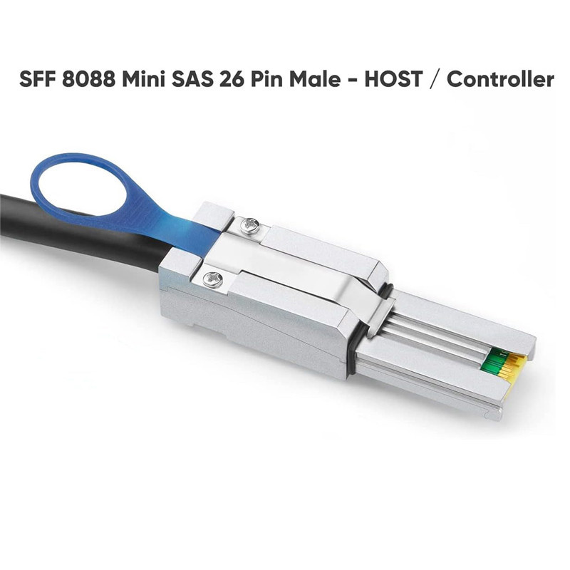 کابل تبدیل Mini SAS SFF-8088 به 4 پورت SATA اسمارطور مدل SM172 طول 2 متر کابل تبدیل Mini SAS SFF-8088 به 4 پورت SATA اسمارطور مدل SM172 طول 2 متر