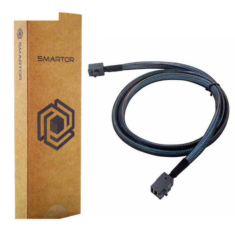 کابل تبدیل Mini SAS HD SFF-8643 به SFF-8643 اسمارطور مدل SM125 کابل تبدیل Mini SAS HD SFF-8643 به SFF-8643 اسمارطور مدل SM125