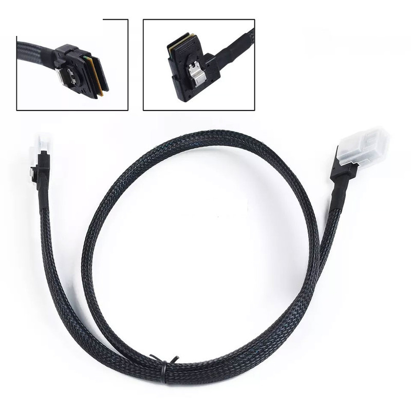 کابل تبدیل Mini SAS SFF-8087 به SFF-8087 اسمارطور مدل SM38-90 طول 0.8 متر کابل تبدیل Mini SAS SFF-8087 به SFF-8087 اسمارطور مدل SM38-90 طول 0.8 متر