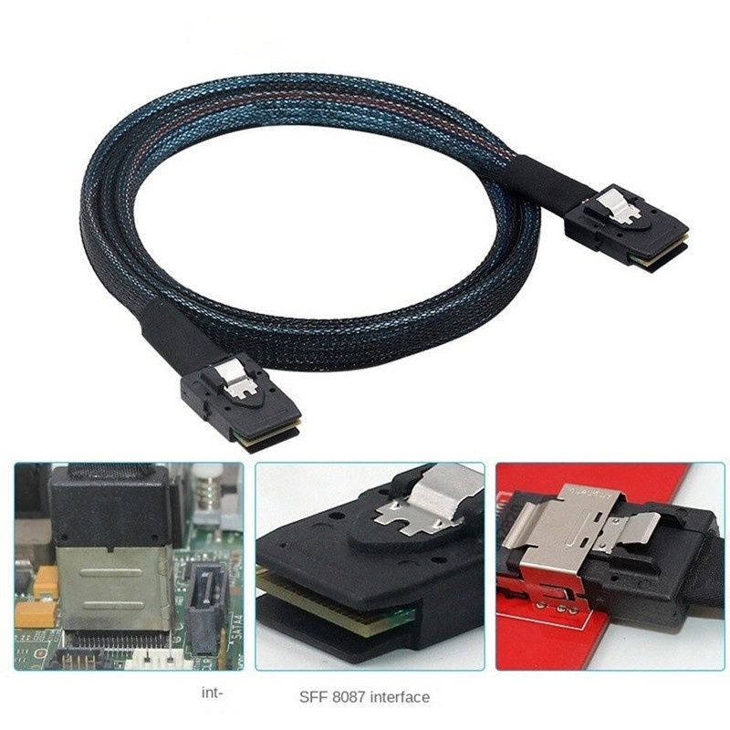 کابل تبدیل Mini SAS SFF-8087 به Mini SAS SFF-8087 اسمارطور مدل SM25 کابل تبدیل Mini SAS SFF-8087 به Mini SAS SFF-8087 اسمارطور مدل SM25