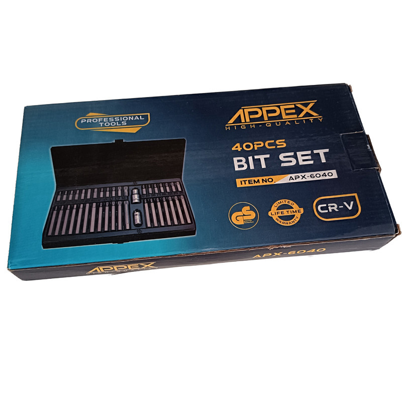 آچار بکس اپکس مدل APX6040 مجموعه 40 عددی آچار بکس اپکس مدل APX6040 مجموعه 40 عددی
