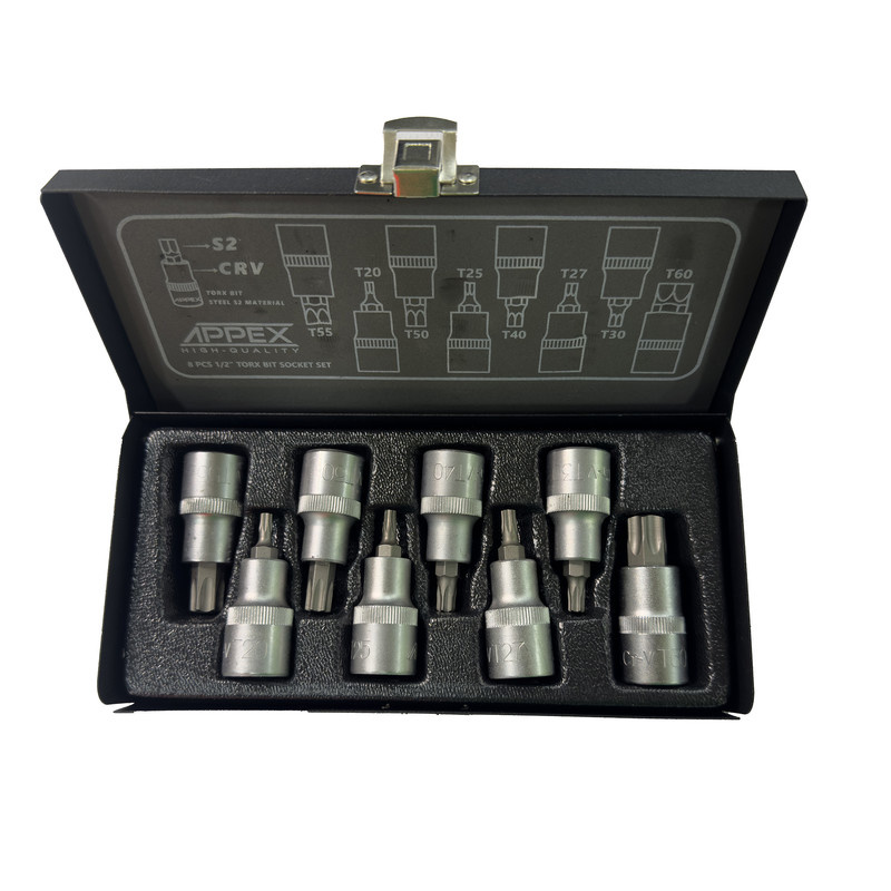 آچار آلن بکسی اپکس مدل SMT-APPEX-APX6028-ALENBOXI-T--8PCS مجموعه 8 عددی آچار آلن بکسی اپکس مدل SMT-APPEX-APX6028-ALENBOXI-T--8PCS مجموعه 8 عددی