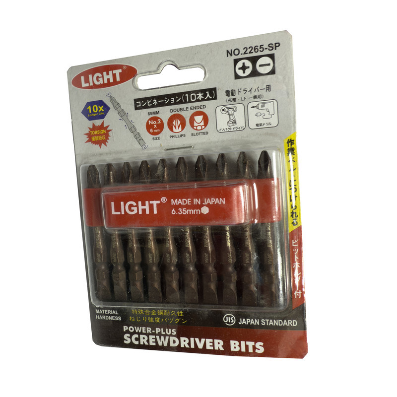 سری پیچ گوشتی دو سو چهار سو لایت مدل کوتاه کدSMT-LIGHT JAPAN-2265-SP بسته 10 عددی سری پیچ گوشتی دو سو چهار سو لایت مدل کوتاه کدSMT-LIGHT JAPAN-2265-SP بسته 10 عددی