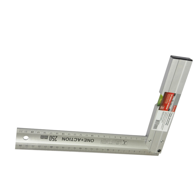 گونیا نجاری وان اکشن مدل تراز دار کد SMT-ONE ACTION-25CM-TARAZDAR سایز25 سانتی متر گونیا نجاری وان اکشن مدل تراز دار کد SMT-ONE ACTION-25CM-TARAZDAR سایز25 سانتی متر