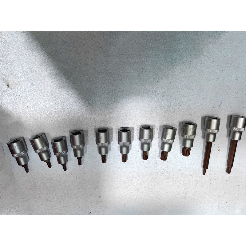 آچار آلن بکس تاپکس مدل SMT-TOPEX-11PCS-TORXBIT-SOCKETSET مجموعه 11عددی آچار آلن بکس تاپکس مدل SMT-TOPEX-11PCS-TORXBIT-SOCKETSET مجموعه 11عددی