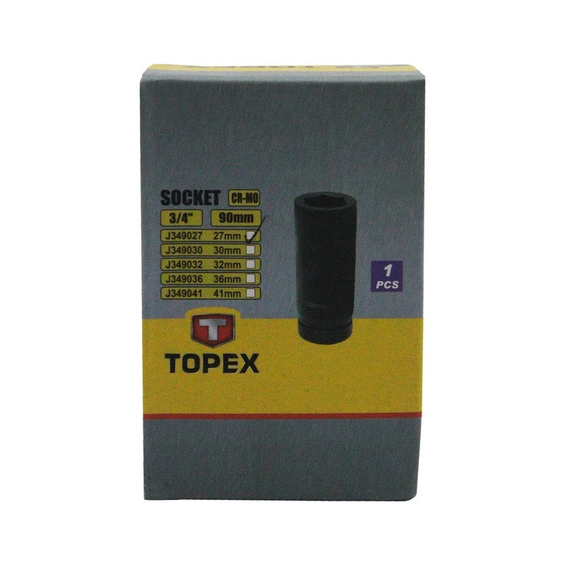 سری بکس تاپکس مدل فشار قوی بلند کد SMT-TOPEX-3/4INCH-27MM--MESHKI-FESHAR GAVI-BOLAND سایز 27 میلی متر سری بکس تاپکس مدل فشار قوی بلند کد SMT-TOPEX-3/4INCH-27MM--MESHKI-FESHAR GAVI-BOLAND سایز 27 میلی متر