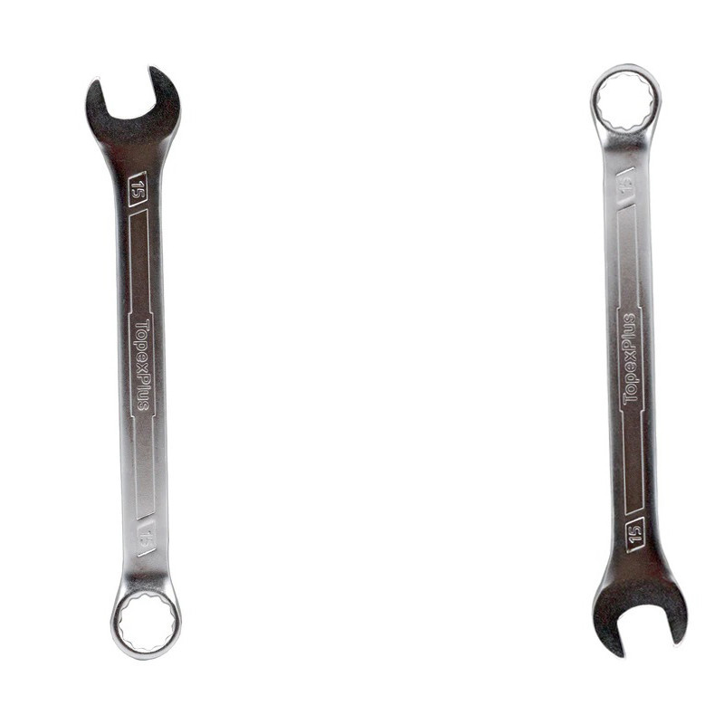 آچار یکسر تخت و یکسر رینگی تاپکس پلاس مدل SMT-TOPEXPLUS-15MM سایز 15 میلی متر آچار یکسر تخت و یکسر رینگی تاپکس پلاس مدل SMT-TOPEXPLUS-15MM سایز 15 میلی متر