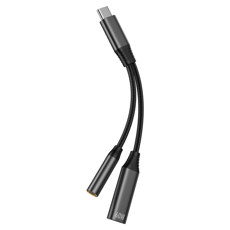 مبدل usb-c به AUX / USB-C تراسمی مدل CA50-01 مبدل usb-c به AUX / USB-C تراسمی مدل CA50-01