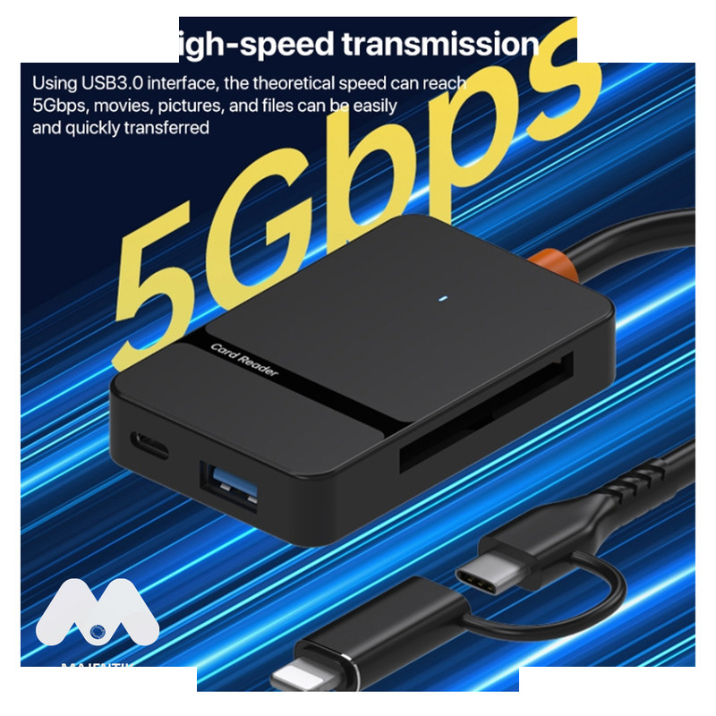 کارتخوان 8 پورت مجنتیک مدل ADS-315