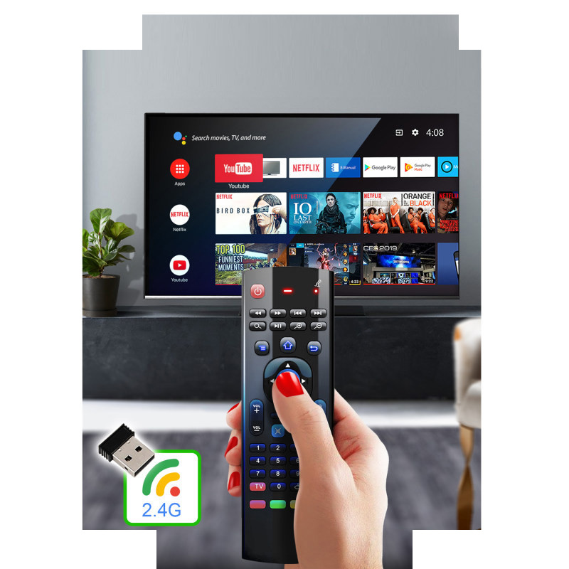 ریموت ایر ماوس مدل میکروفون دار کد MX3-MIC ریموت ایر ماوس مدل میکروفون دار کد MX3-MIC