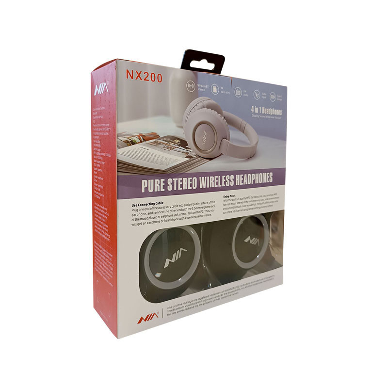 هدفون بی سیم نیا مدل NX200 هدفون بی سیم نیا مدل NX200