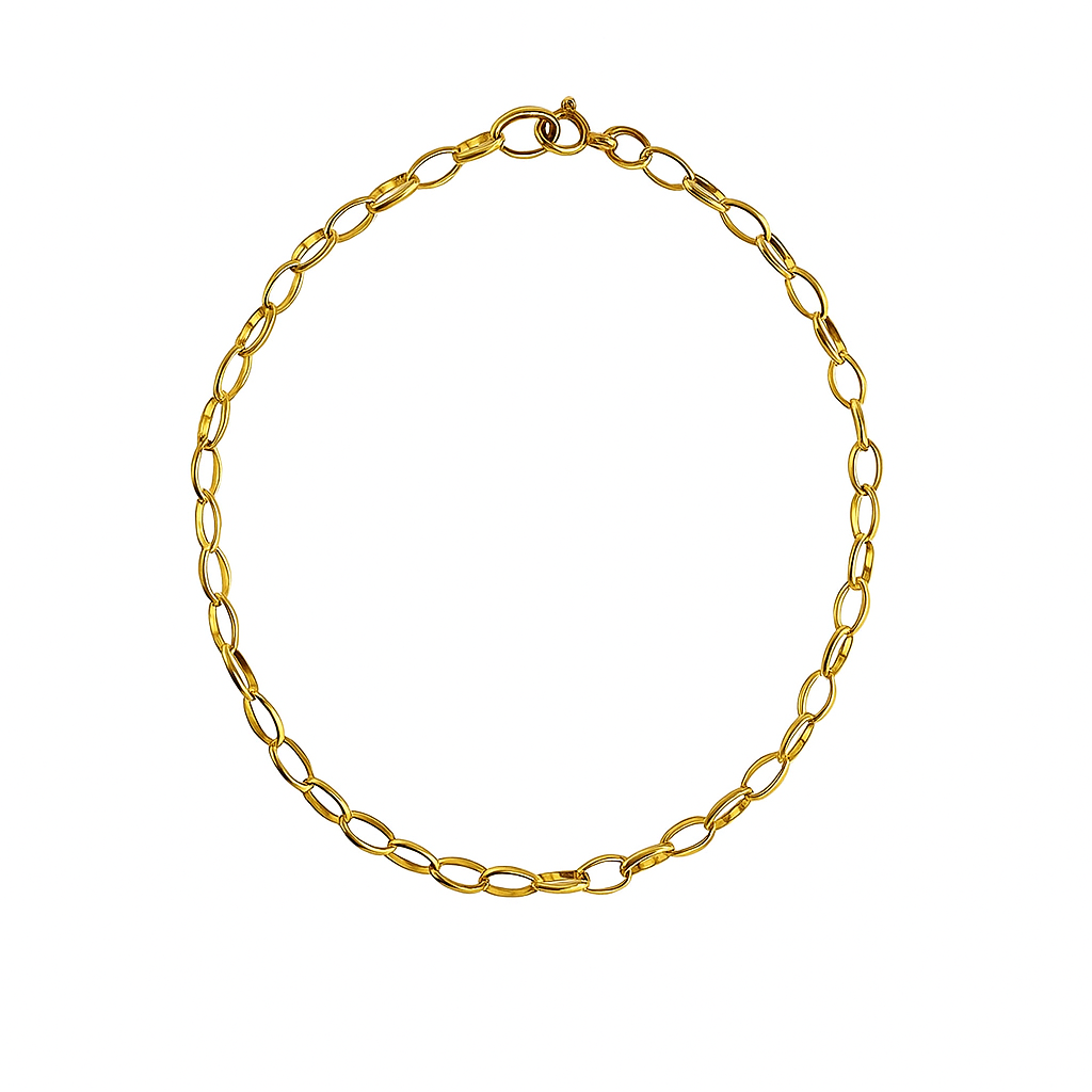 نیم ست طلا 18 عیار زنانه دستبند گردنبند فورسه کد 517