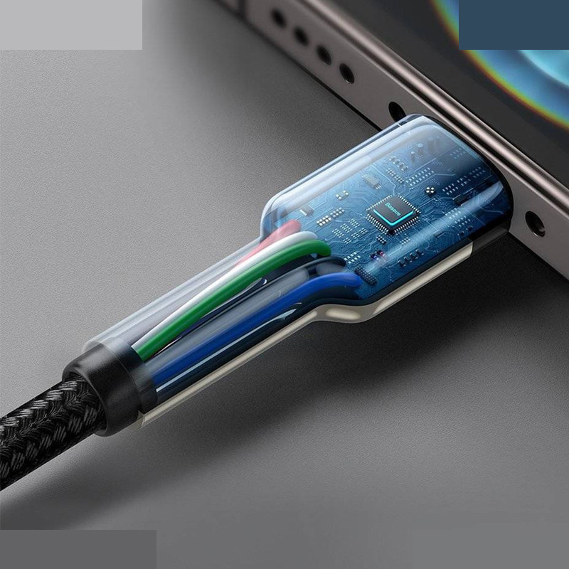 کابل تبدیل USB-C به لایتنینگ باسئوس مدل CATLJK-B01 طول 2 متر کابل تبدیل USB-C به لایتنینگ باسئوس مدل CATLJK-B01 طول 2 متر