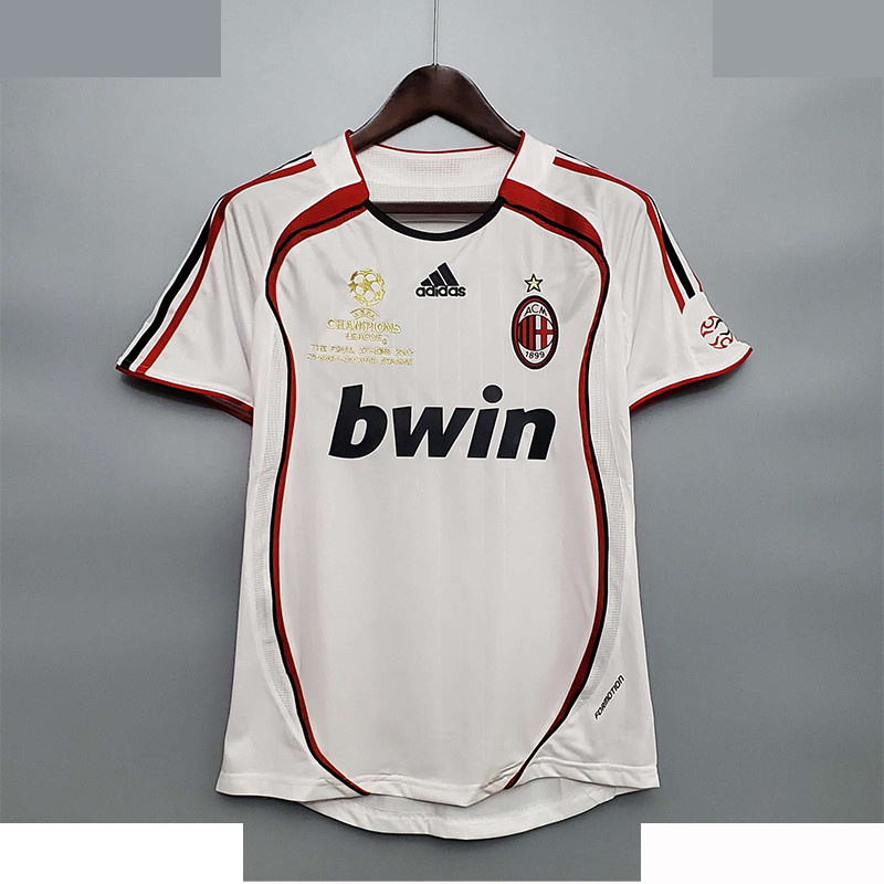 تی شرت ورزشی مردانه مدل میلان Away 2007 سفید تی شرت ورزشی مردانه مدل میلان Away 2007 سفید