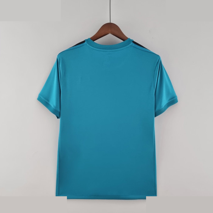 تی شرت ورزشی مردانه مدل رئال مادرید Away 2018 آبی فیروزه ای تی شرت ورزشی مردانه مدل رئال مادرید Away 2018 آبی فیروزه ای