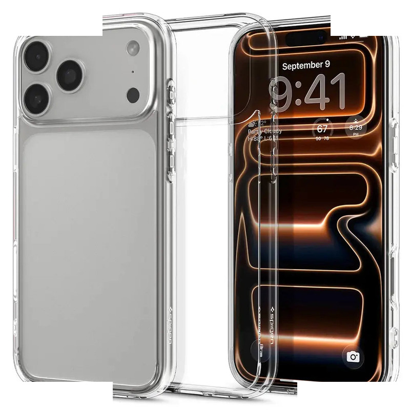 کاور اسپیگن مدل ultra hiybrid مناسب برای گوشی موبایل اپل iphone 17 pro کاور اسپیگن مدل ultra hiybrid مناسب برای گوشی موبایل اپل iphone 17 pro