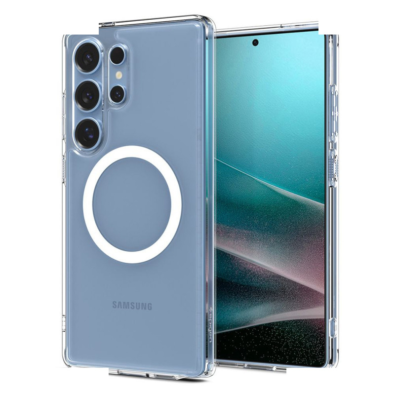 کاور اسپیگن مدل ultra hybrid magsefe مناسب برای گوشی موبایل سامسونگ galaxy s25 ultra کاور اسپیگن مدل ultra hybrid magsefe مناسب برای گوشی موبایل سامسونگ galaxy s25 ultra