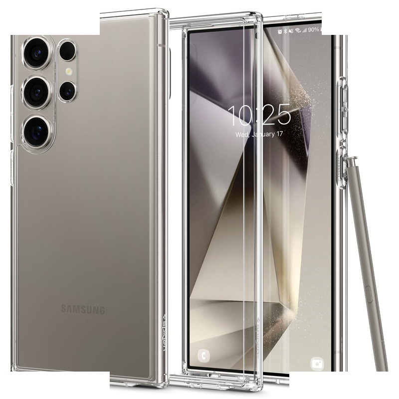 کاور اسپیگن مدل ultra hybrid silicon مناسب برای گوشی موبایل سامسونگ galaxy s24ultra کاور اسپیگن مدل ultra hybrid silicon مناسب برای گوشی موبایل سامسونگ galaxy s24ultra