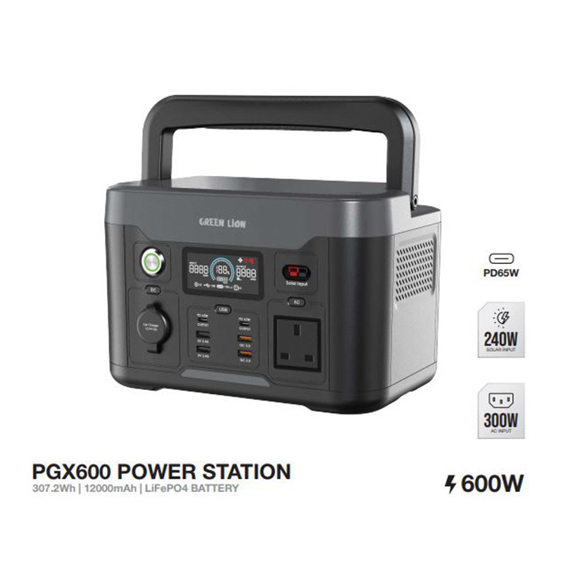پاور استیشن 600 وات گرین لاین مدل PGX600 ظرفیت 12000 میلی آمپر بر ساعت پاور استیشن 600 وات گرین لاین مدل PGX600 ظرفیت 12000 میلی آمپر بر ساعت