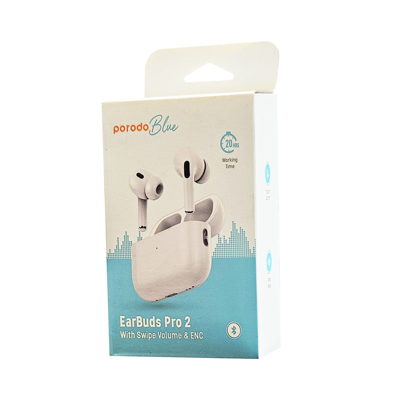هندزفری بلوتوثی پرودو مدل PB-ARPDP2 EARBUDS PRO 2 هندزفری بلوتوثی پرودو مدل PB-ARPDP2 EARBUDS PRO 2