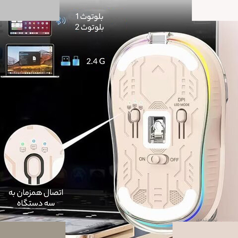 ماوس بی سیم گرین لاین مدل Turtle ماوس بی سیم گرین لاین مدل Turtle