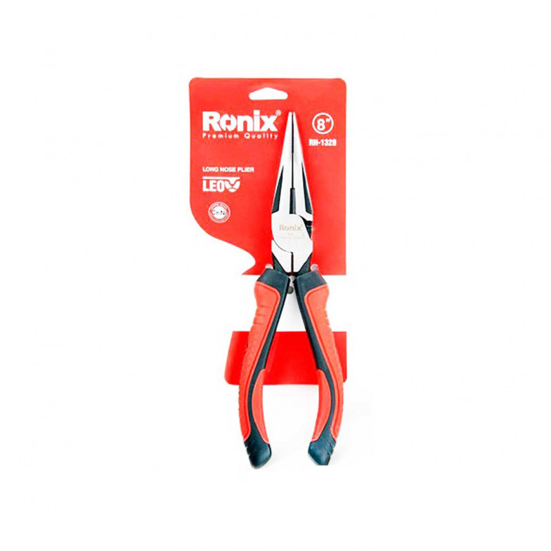 انبر دم باریک رونیکس مدل RH-1328 سایز 8 اینچ انبر دم باریک رونیکس مدل RH-1328 سایز 8 اینچ