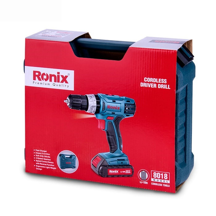 دریل پیچ گوشتی رونیکس مدل RON-8018 دریل پیچ گوشتی رونیکس مدل RON-8018