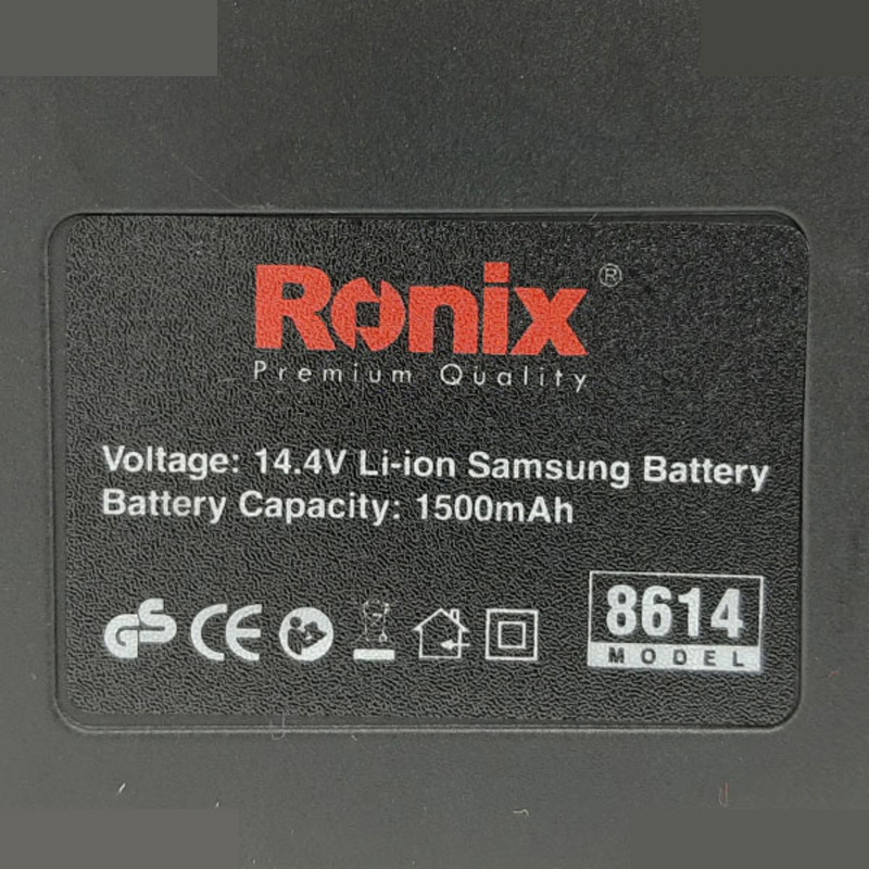 دریل پیچ گوشتی شارژی رونیکس مدل 8614K دریل پیچ گوشتی شارژی رونیکس مدل 8614K