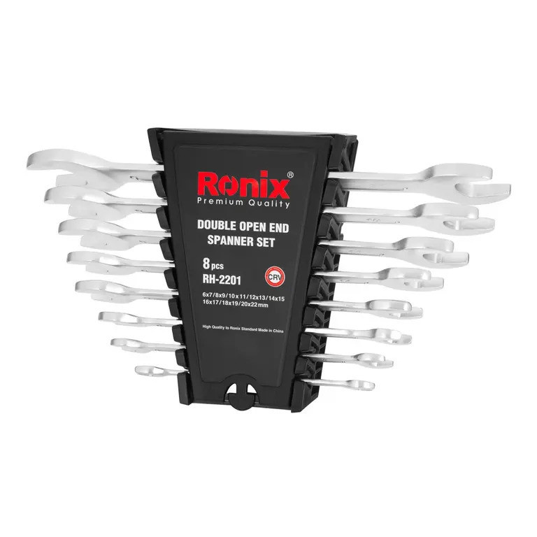 آچار تخت رونیکس مدل RH-2201 مجموعه 8 عددی آچار تخت رونیکس مدل RH-2201 مجموعه 8 عددی