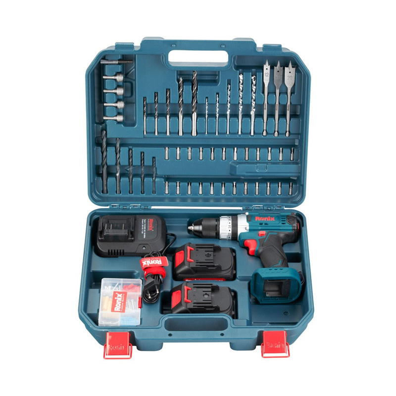 مجموعه 53 عددی دریل چکشی رونیکس مدل RS-8619 مجموعه 53 عددی دریل چکشی رونیکس مدل RS-8619